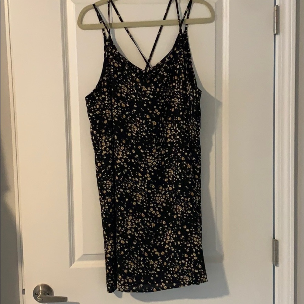 Black pattern dress